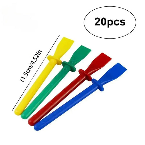 20pcs Glue Spreaders,Polypropylene Glue Smear Sticks Applicator,