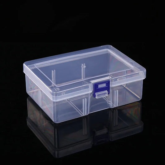 Clear Plastic Box Rectangular Box Screwdrivers Bits Tools Bleads