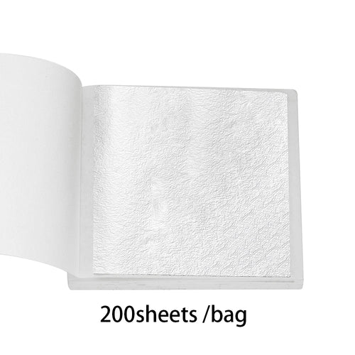 100-200sheets Imitation Gold Foil Paper Leaf Gilding DIY Epoxy Resin
