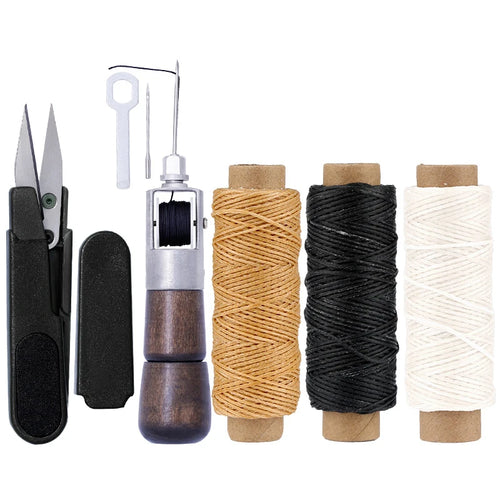 KRABALL Leather Craft Tool Kit Leather Hand Sewing Repair Kit