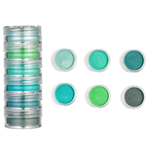 6Colors/Set Pearl Powder Pigment Resin Mold Colorant Dye Pearlescent