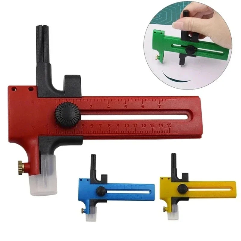 1PCS Circle Cutter Adjustable Circular Cutting Tool for Making Fabric