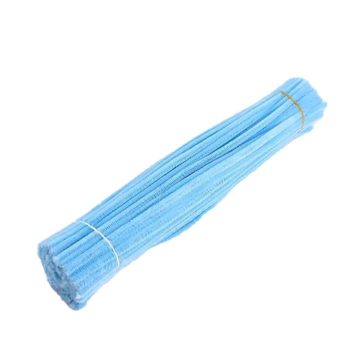 100pcs 30cm Chenille Stems Stick Cleaners Kids Educational Toys