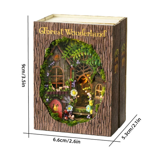 DIY Miniature Doll House 3D Puzzle Small House Assembly Building Model