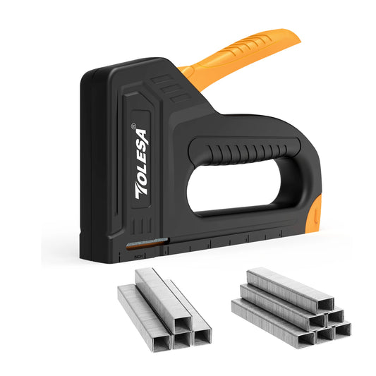 TOLESA Light Duty Staple Gun for Wood Upholstery Staple Gun with