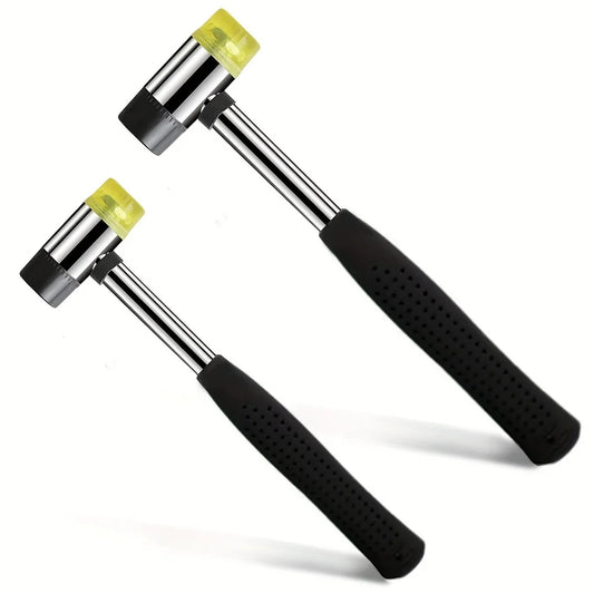 Double-Sided Rubber Mallet – Soft Plastic Hammer for Jewelry, Leather