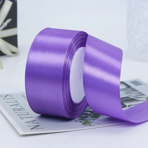 22meters 6mm-40cm Satin Ribbons Crafts Bow DIY Gift Wrap Wine Red
