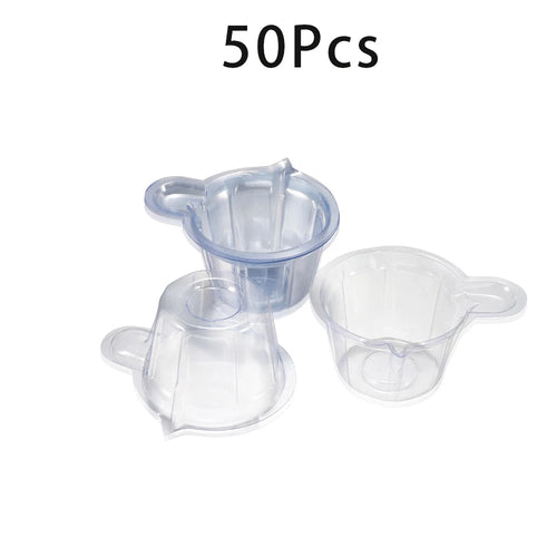 50-150Pcs 40ML Plastic Disposable Cups Dispenser Silicone Resin Mold