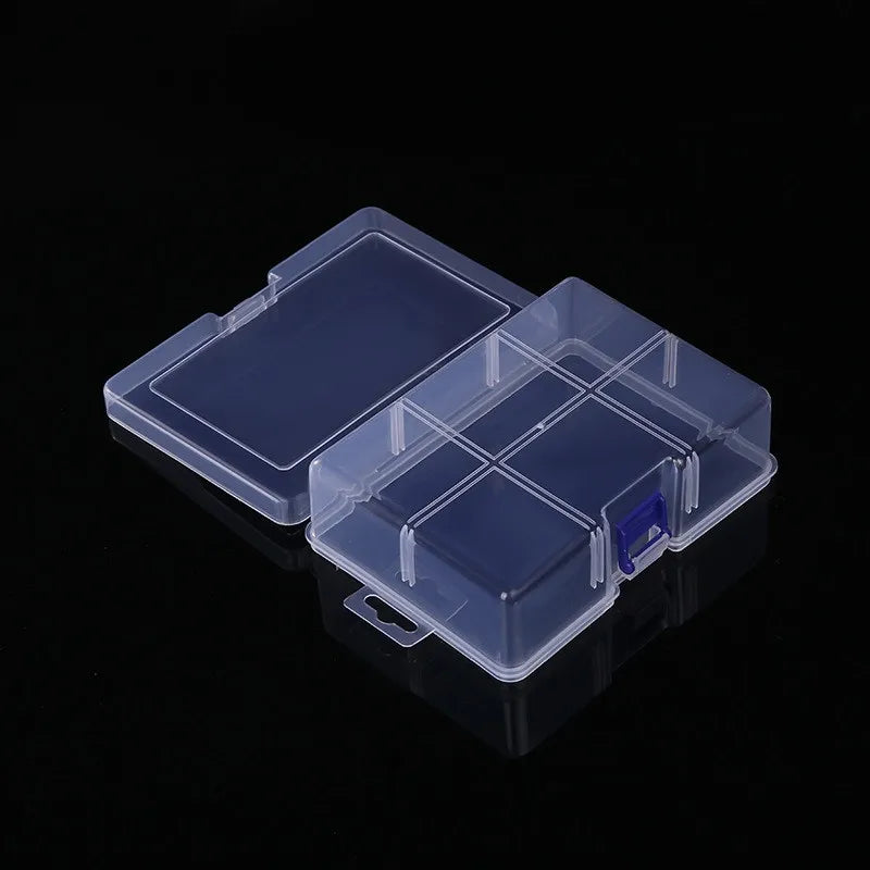 Clear Plastic Box Rectangular Box Screwdrivers Bits Tools Bleads