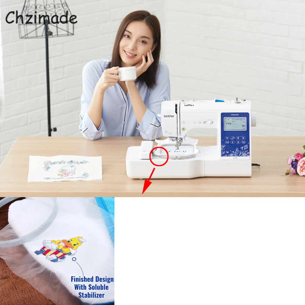 Chzimade 5Yards Interfacing Fabric Iron On Clothes Resin Lining For
