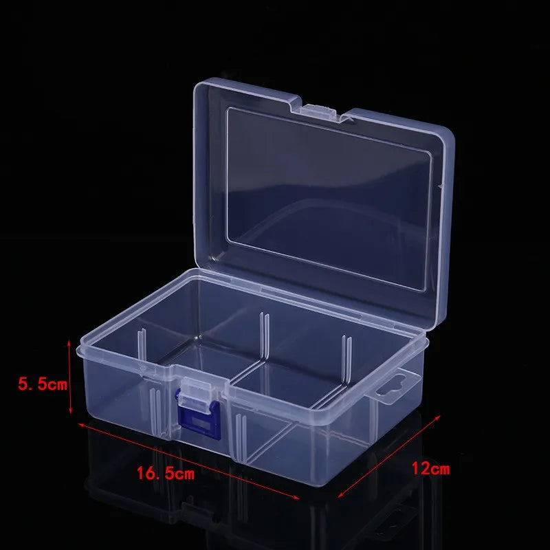 Clear Plastic Box Rectangular Box Screwdrivers Bits Tools Bleads